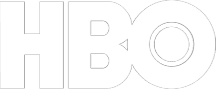 HBO logo with bold white letters on transparent background.